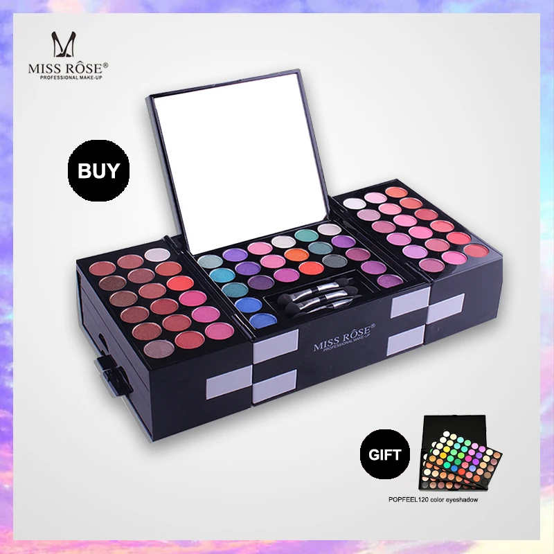 MISS ROSE Makeup Set Box Professional Eyeshadow Lip Gloss Stick Foundation Blush Powder Makeup Kit Maquiagem Cosmetics Kit
MISS ROSE Makeup Set Box Professional Eyeshadow Lip Gloss Stick Foundation Blush Powder Makeup Kit Maquiagem Cosmetics Kit
