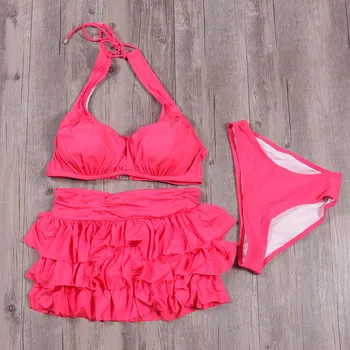 TCBSG 2019 Retro Halter Sexy Padded Bikinis Dress Swimsuit Female Swimwear Women Bikini Set Bathing Suits Beach Wear Biquini
TCBSG 2019 Retro Halter Sexy Padded Bikinis Dress Swimsuit Female Swimwear Women Bikini Set Bathing Suits Beach Wear Biquini