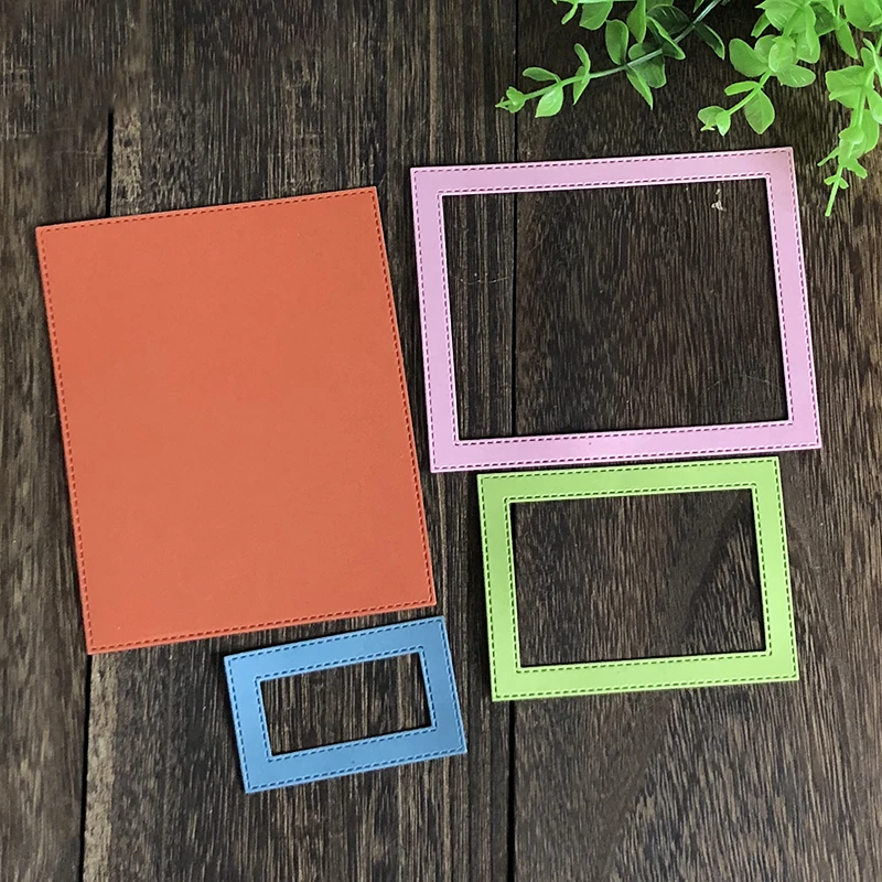 104*129mm Stitched Rectangle Frame Metal Dies Cutting Scrapbooking Metal Craft Die Cut For Card Embossing Stamp Decoration
104*129mm Stitched Rectangle Frame Metal Dies Cutting Scrapbooking Metal Craft Die Cut For Card Embossing Stamp Decoration
