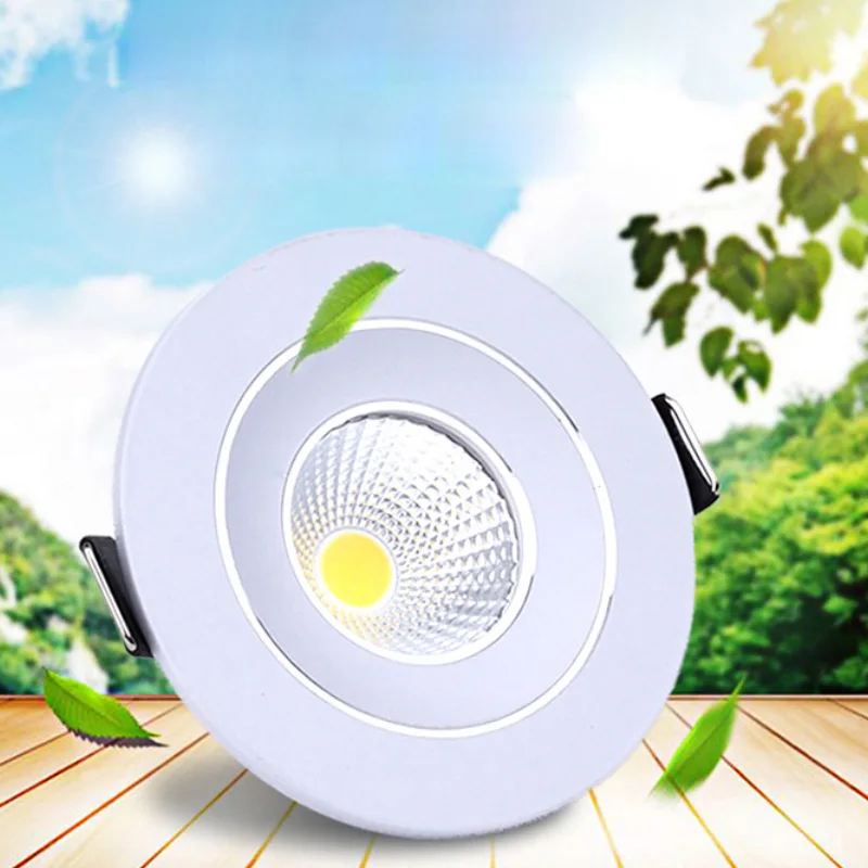 Dimmable LED Downlight 3W 5W Round COB Recessed Lamp 220V 230V 110V Led Bulb Bedroom Kitchen Indoor LED Spot Lighting
Dimmable LED Downlight 3W 5W Round COB Recessed Lamp 220V 230V 110V Led Bulb Bedroom Kitchen Indoor LED Spot Lighting
