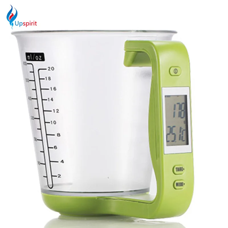 Upspiit Digital Measuring Cup Scale Cooking Tools All in One Electronic LCD Display Multifunctional Green Kitchen Measuring Cup
Upspiit Digital Measuring Cup Scale Cooking Tools All in One Electronic LCD Display Multifunctional Green Kitchen Measuring Cup