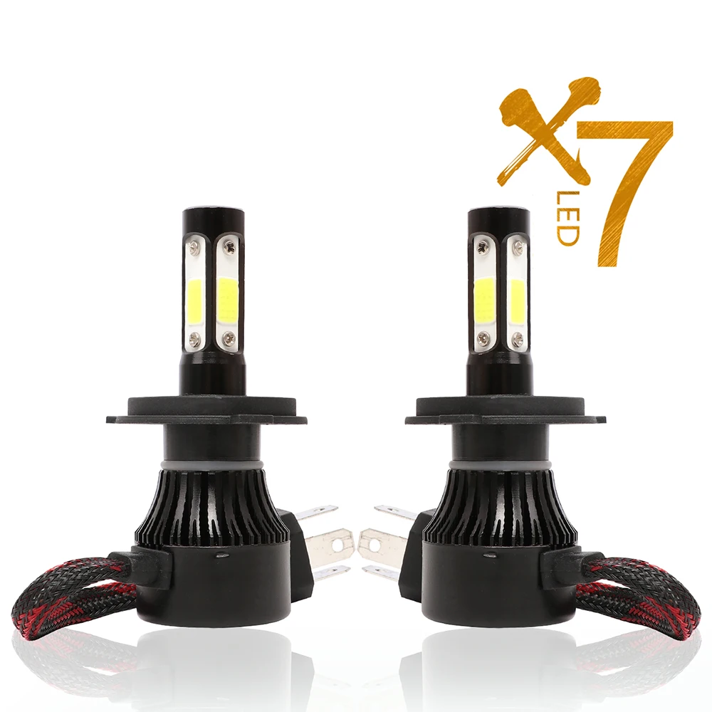 NEW Arrivals X7 Car Lights Bulbs LED H4 H7 LED H11 9005 9006 Auto Headlights 72W 8000LM 12V Led Light Auto Lamps Fog Lights
NEW Arrivals X7 Car Lights Bulbs LED H4 H7 LED H11 9005 9006 Auto Headlights 72W 8000LM 12V Led Light Auto Lamps Fog Lights