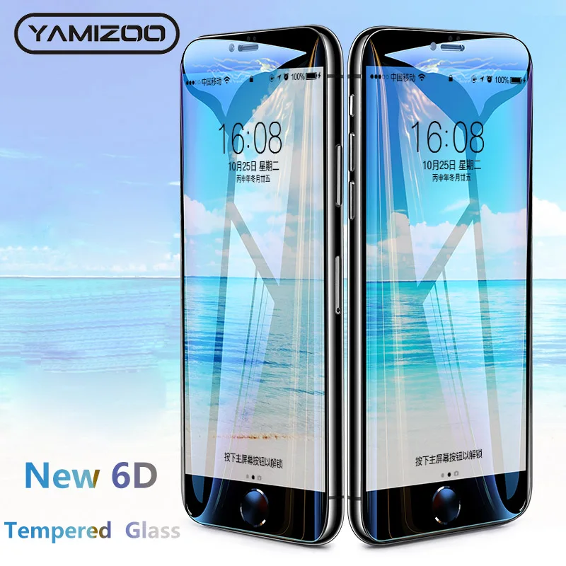 YAMIZOO Protective Glass For iPhone 6s 6 7 Plus Glass x On Full Screen Protector 6D Curved Tempered Glass For iPhone 6 7 8 Plus
YAMIZOO Protective Glass For iPhone 6s 6 7 Plus Glass x On Full Screen Protector 6D Curved Tempered Glass For iPhone 6 7 8 Plus