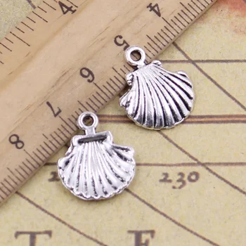 15pcs/lot Charms Shell 18x15mm Antique Silver Color Pendants Making DIY Handmade Tibetan Finding Jewelry For Bracelet
15pcs/lot Charms Shell 18x15mm Antique Silver Color Pendants Making DIY Handmade Tibetan Finding Jewelry For Bracelet