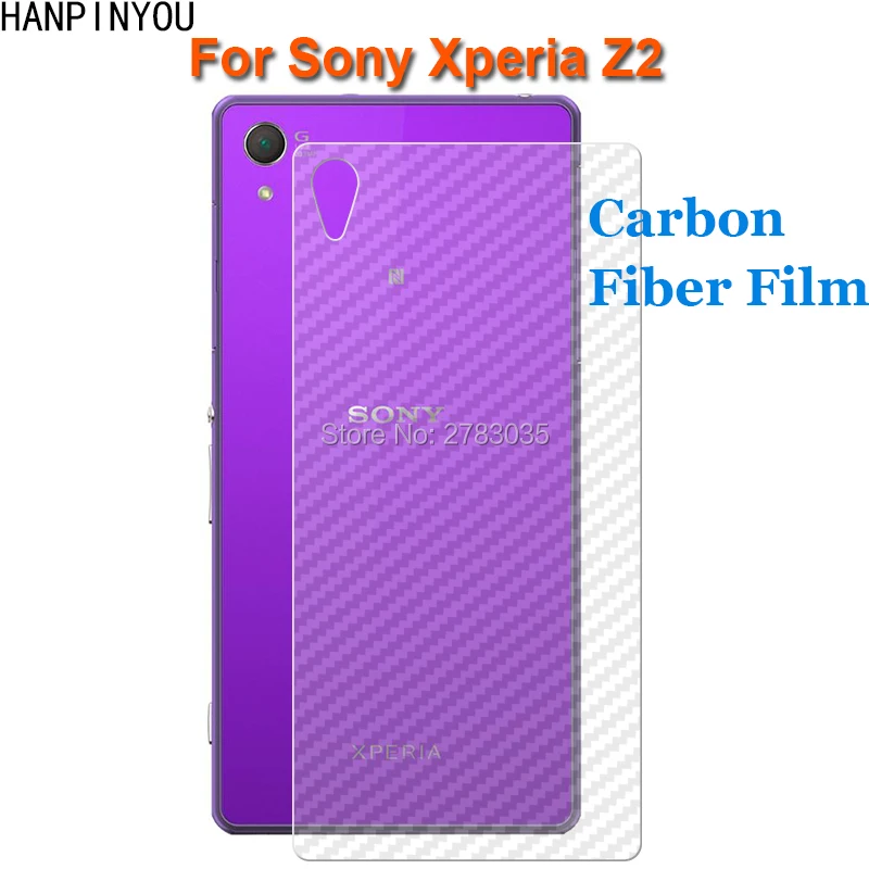 Для Sony Xperia Z2 5 2 &quotНовая прочная защитная задняя 3D пленка из углеродного волокна с