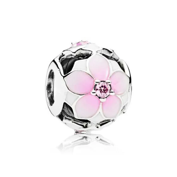 free shipping 2017 spring new pink Magnolia Bloom 3 side enamel big hole bead charms Fits European Pandora Charm Bracelets A505
free shipping 2017 spring new pink Magnolia Bloom 3 side enamel big hole bead charms Fits European Pandora Charm Bracelets A505