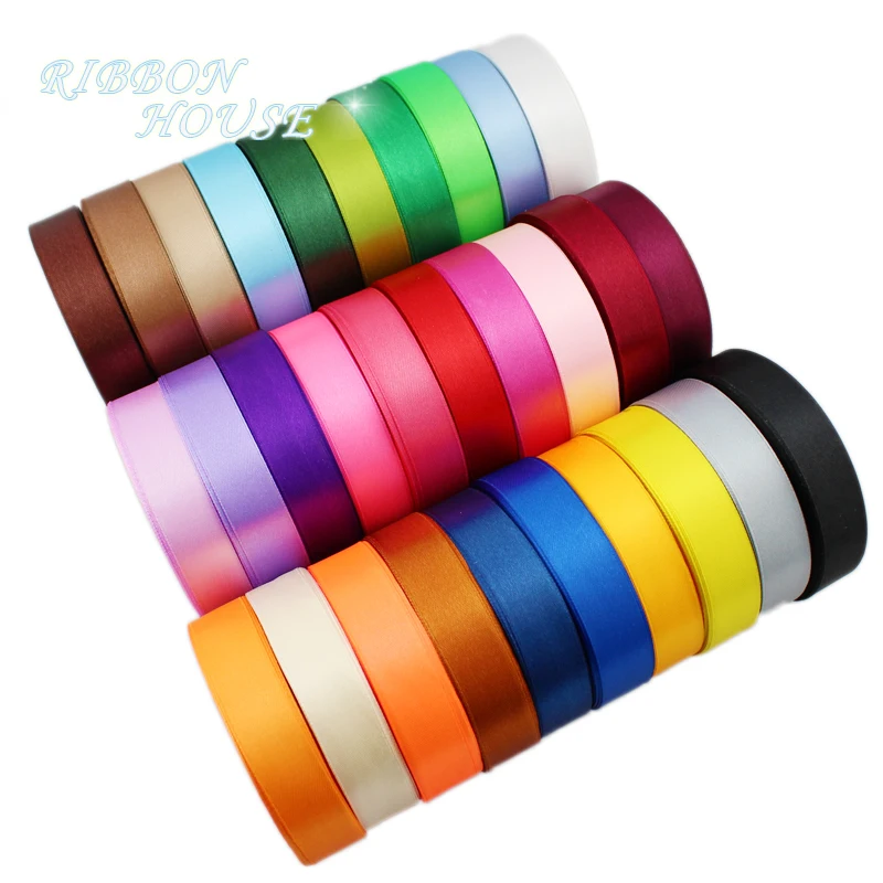 (25 yards/roll)3/4" (20mm) Single Face Satin Ribbon Webbing Gift Christmas DIY Hair accessories and wedding decorations Ribbons
(25 yards/roll)3/4" (20mm) Single Face Satin Ribbon Webbing Gift Christmas DIY Hair accessories and wedding decorations Ribbons