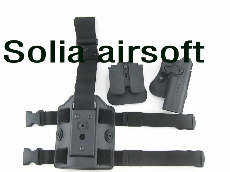 1911 Tactical Drop Leg Gun Holster for Rotary Holster+magazine carrier+leg panel for hunting
1911 Tactical Drop Leg Gun Holster for Rotary Holster+magazine carrier+leg panel for hunting
