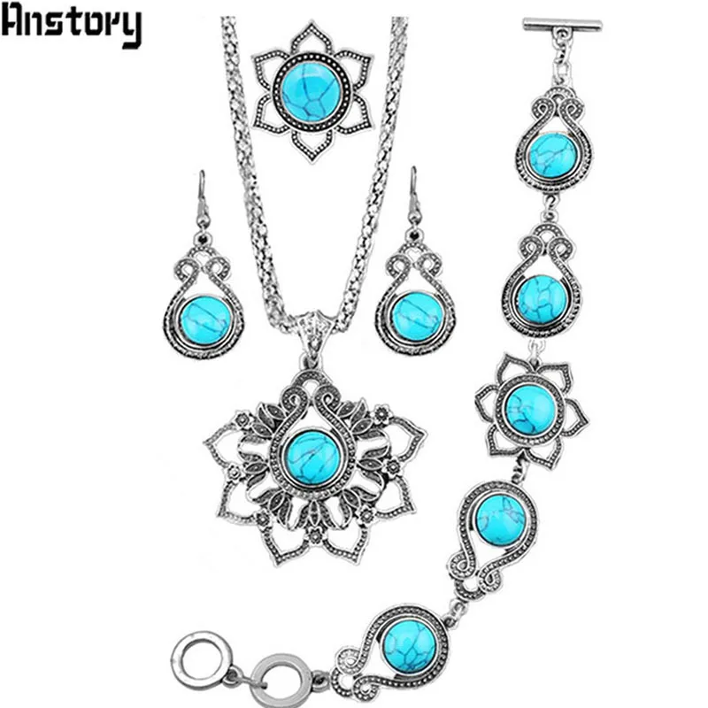 Maple Leaf Pendant Stone Jewelry Set Necklace Bracelet Earrings Ring For Women Vintage Antique Silver Plated Fashion Gift TS184
Maple Leaf Pendant Stone Jewelry Set Necklace Bracelet Earrings Ring For Women Vintage Antique Silver Plated Fashion Gift TS184