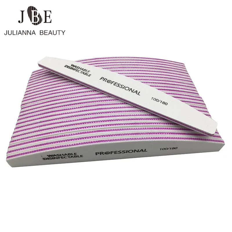 50pcs/lot Professional White Nail File Buffer Block Grits 100/180 Half-Moon Stick Nail File Manicure Nail Art DIY Glitter Tools
50pcs/lot Professional White Nail File Buffer Block Grits 100/180 Half-Moon Stick Nail File Manicure Nail Art DIY Glitter Tools