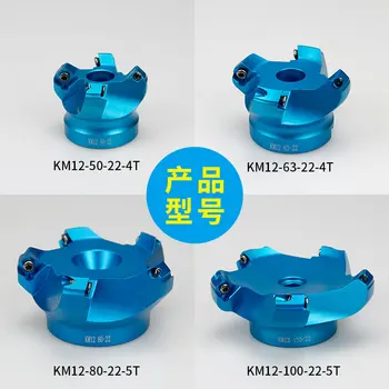45Dgree KM12 100-32 5T Face Aluminium Plane Head End Mill Milling Cutter SEKT1204 Inserts CNC Machine High Hardness Tools
45Dgree KM12 100-32 5T Face Aluminium Plane Head End Mill Milling Cutter SEKT1204 Inserts CNC Machine High Hardness Tools