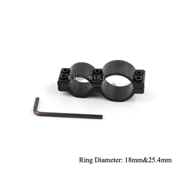 Dual Hole Flashlight Laser Scope Barrel Ring Mount Metal Material Quality 18mmx25mm for Flashlight Laser Sight Rifle Scope
Dual Hole Flashlight Laser Scope Barrel Ring Mount Metal Material Quality 18mmx25mm for Flashlight Laser Sight Rifle Scope