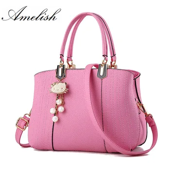 2018 Black Fashion Cat Pendant Women Messenger Bag Ladies Pearl Beading Shoulder Handbag Girl PU Leather Hand Bag Crossbody Tote
2018 Black Fashion Cat Pendant Women Messenger Bag Ladies Pearl Beading Shoulder Handbag Girl PU Leather Hand Bag Crossbody Tote