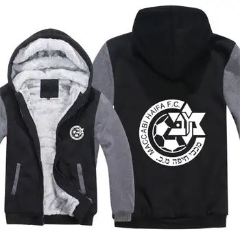 Winter Maccabi Haifa Hoodies Men Coat Thicken Wool Liner Fleece Popular Maccabi Haifa Sweatshirts Pullover
Winter Maccabi Haifa Hoodies Men Coat Thicken Wool Liner Fleece Popular Maccabi Haifa Sweatshirts Pullover