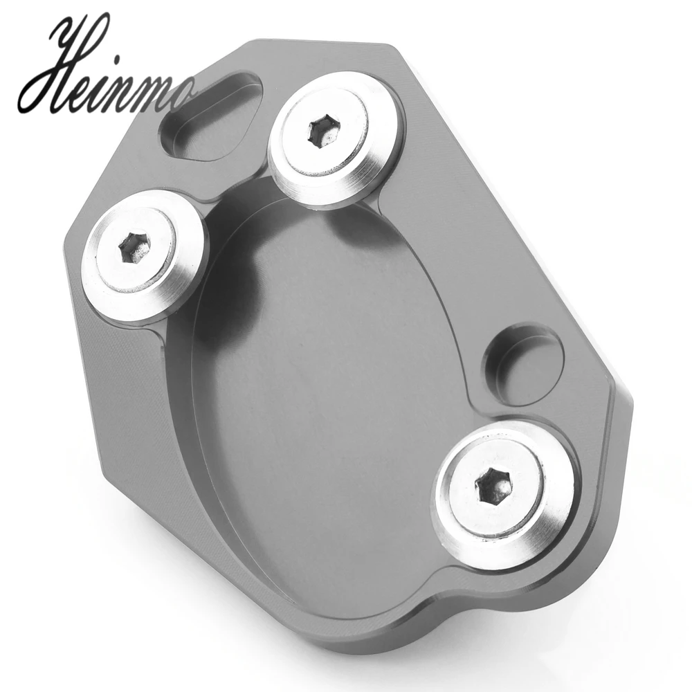 For Kawasaki Z800 Z1000 Z1000SX Ninja 400R 650650R 1000 ZX-6R10R ER4N4F ER6N6F Versys 650 Motorcycle Kickstand Enlarge Plate (5)
