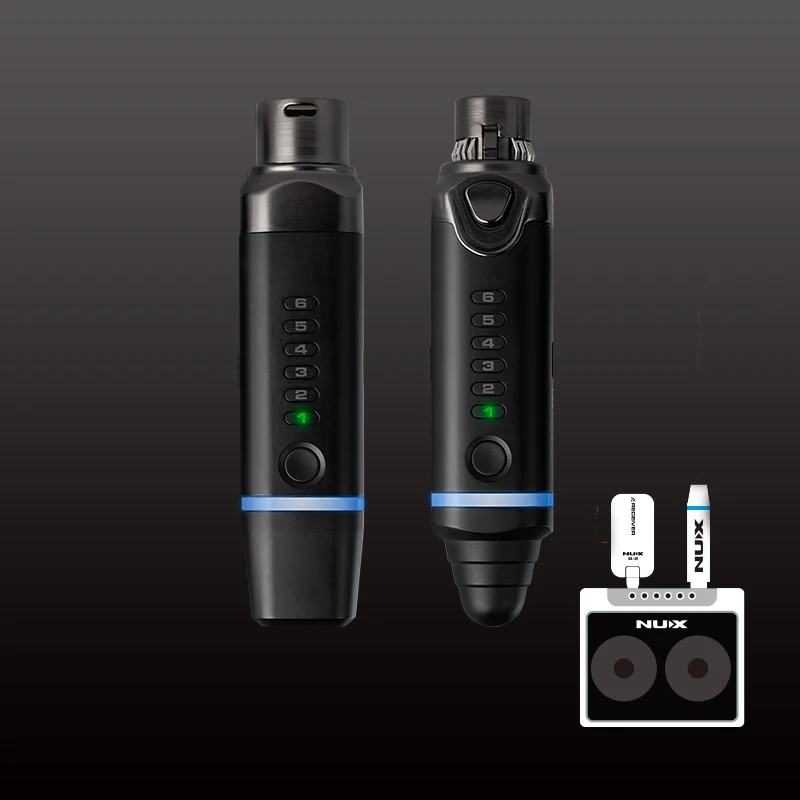 NUX B-3 Wireless Snap-on Microphone System Snap-on the transmitter to your Microphone and the receiver to your amplifier, mixer
NUX B-3 Wireless Snap-on Microphone System Snap-on the transmitter to your Microphone and the receiver to your amplifier, mixer