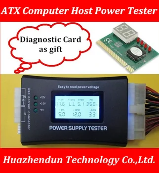 ATX Power detection maintenance tool LCD power tester Computer Host Power supply testing instrument with Diagnostic Card
ATX Power detection maintenance tool LCD power tester Computer Host Power supply testing instrument with Diagnostic Card