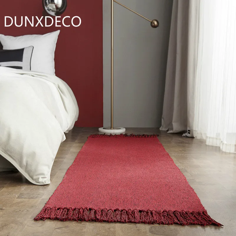 Cotton Thread Handmade Weave Modern Simple Classical Plain Color Carpet Kitchen Door Floor Bedding Mats Warm Home Bathroom Decor
Cotton Thread Handmade Weave Modern Simple Classical Plain Color Carpet Kitchen Door Floor Bedding Mats Warm Home Bathroom Decor