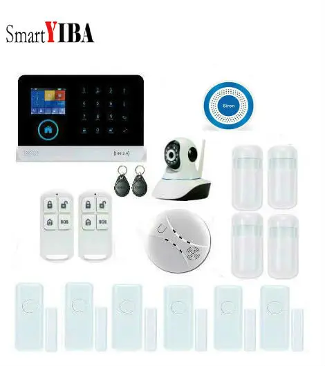 Система видеонаблюдения SmartYIBA с wi fi GSM управлением через приложение|Комплекты для