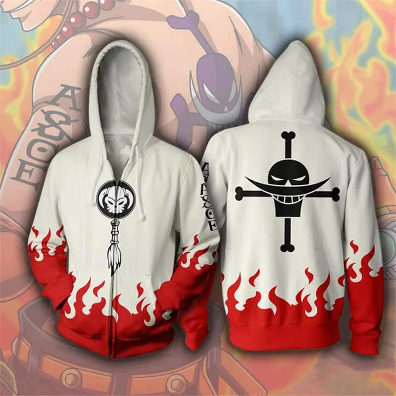 Anime ONE PIECE Portgas·D· Ace zipper hoodie men and women Cosplay sweater anime clothing 3D digital printing 2019 n
Anime ONE PIECE Portgas·D· Ace zipper hoodie men and women Cosplay sweater anime clothing 3D digital printing 2019 n