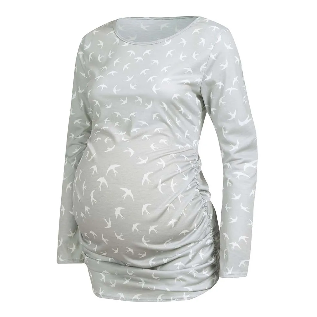 MUQGEW Clothes Pregnancy Maternity Clothes Women's Pregnancy Long Sleeve Swallow Print T-shirt Tops Maternity Clothes Ropa Mujer
MUQGEW Clothes Pregnancy Maternity Clothes Women's Pregnancy Long Sleeve Swallow Print T-shirt Tops Maternity Clothes Ropa Mujer