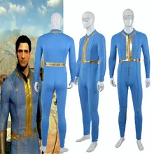 special sale fallout 4 fo nate cosplay costume vault outfit jumpsuit uniform sole survivor halloween party costumes regular size