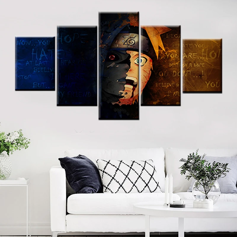 5 pieces Naruto anime wall art print art canvas painting modular poster living room home decoration
5 pieces Naruto anime wall art print art canvas painting modular poster living room home decoration