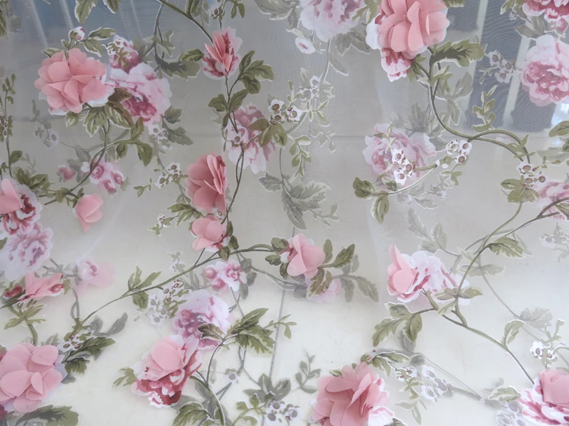 50cm*135cm Pink Chiffon Floral Organza Decorative Material Applique Lace Wedding Organza Fabric Dress Material
50cm*135cm Pink Chiffon Floral Organza Decorative Material Applique Lace Wedding Organza Fabric Dress Material