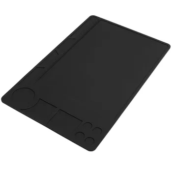 Hot Sale Heat Resistant Silicone Mat Soldering Pad Platform Heat BGA Soldering Station Repair 329x208mm Black
Hot Sale Heat Resistant Silicone Mat Soldering Pad Platform Heat BGA Soldering Station Repair 329x208mm Black
