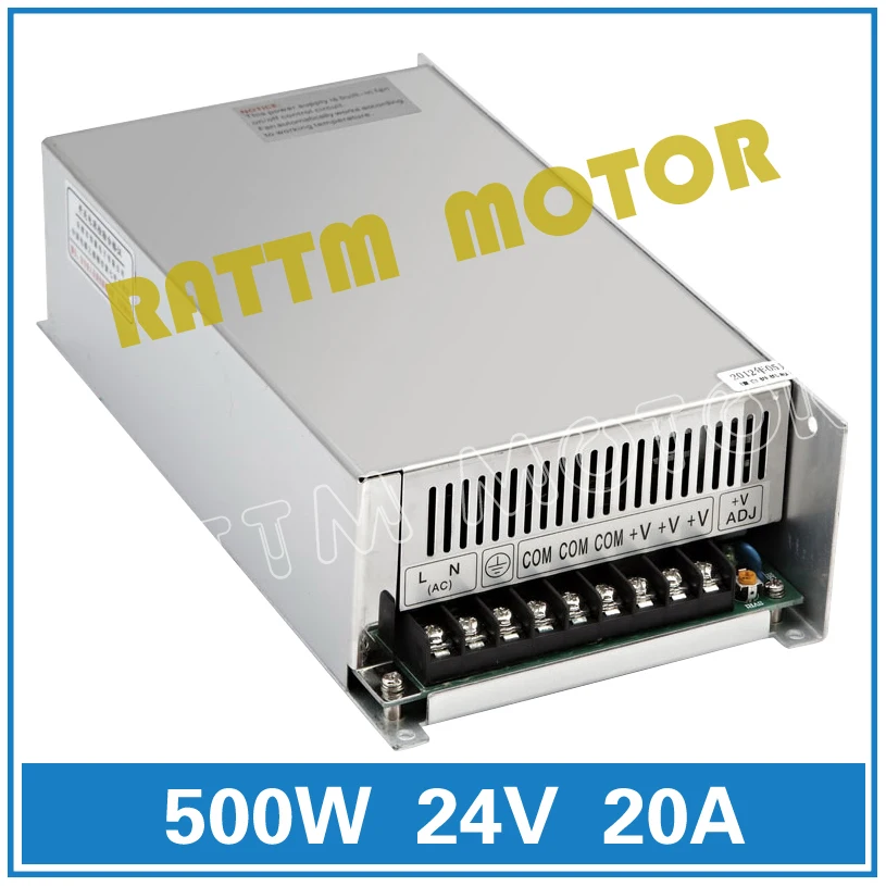 500W 24V DC Switch Power Supply DC Power CNC Router Single Output Foaming Mill Cut Laser Engraver Plasma 20A
500W 24V DC Switch Power Supply DC Power CNC Router Single Output Foaming Mill Cut Laser Engraver Plasma 20A