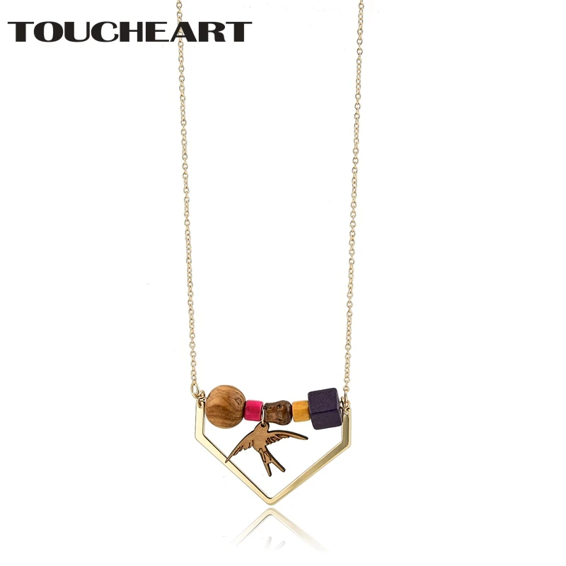 TOUCHEART New Boho Simple Trendy Wood Bird Pendant Necklaces Holder Display Gold Color Link Chain statement Necklaces SNE170021
TOUCHEART New Boho Simple Trendy Wood Bird Pendant Necklaces Holder Display Gold Color Link Chain statement Necklaces SNE170021