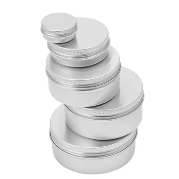 1PC 10ML-200ML Durable Aluminum Cosmetic Pot Lip Balm Jar Containers Oil Wax Empty
1PC 10ML-200ML Durable Aluminum Cosmetic Pot Lip Balm Jar Containers Oil Wax Empty