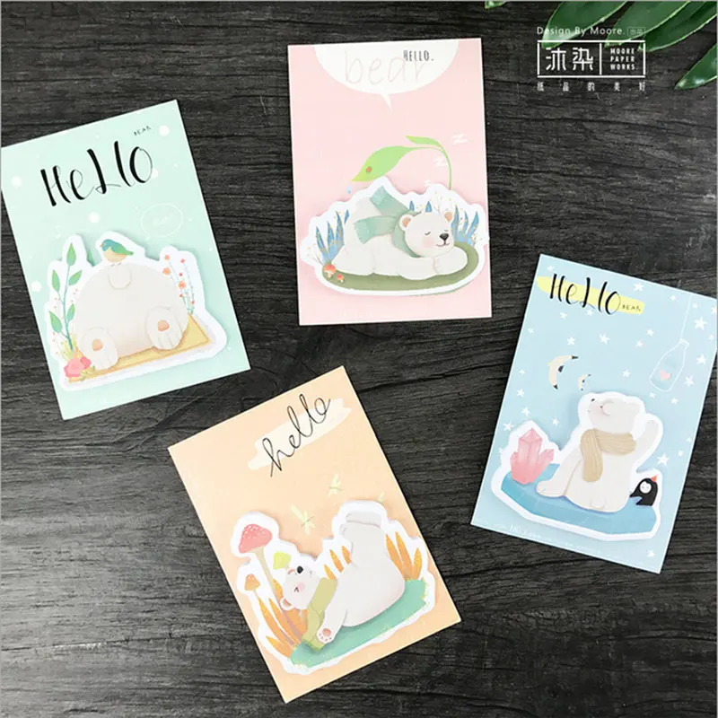 1X kawaii Hello little white bear weekly plan Sticky Notes Post Memo Pad Korean stationery School Supplies Planner Stickers
1X kawaii Hello little white bear weekly plan Sticky Notes Post Memo Pad Korean stationery School Supplies Planner Stickers