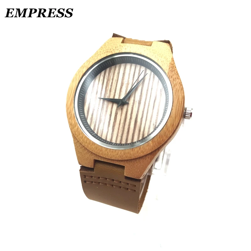 EMPRESS Wood bamboo zebra stripe dress man Watch Turquoise soft Leather silver Strap retro Natural Timepieces Drop Shipping 
EMPRESS Wood bamboo zebra stripe dress man Watch Turquoise soft Leather silver Strap retro Natural Timepieces Drop Shipping