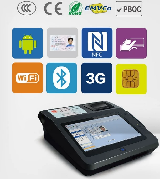 Id car smart card 15 inch all in one touch screen POS terminal/all in one POS system
Id car smart card 15 inch all in one touch screen POS terminal/all in one POS system