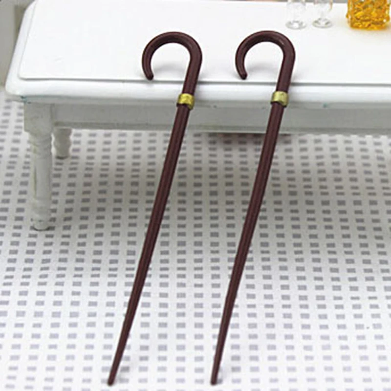 Mini Vintage Gentleman Walking Stick Simulation Crutch Model Toy for Doll House Decoration 1/12 Dollhouse Miniature Accessories
Mini Vintage Gentleman Walking Stick Simulation Crutch Model Toy for Doll House Decoration 1/12 Dollhouse Miniature Accessories