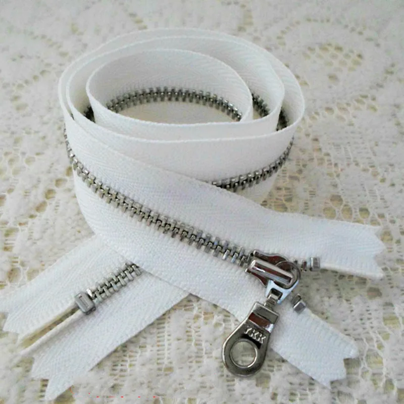 10 PCS/LOT MOST FREE SHIPPING Metal Ykk Zipper CLOSE END Bright White FOR Leather Bag Trousers Pant POCKET Sewing Accessories
10 PCS/LOT MOST FREE SHIPPING Metal Ykk Zipper CLOSE END Bright White FOR Leather Bag Trousers Pant POCKET Sewing Accessories
