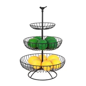 Metal Three Floors Storage Basket Multi-Function Nordic Fruit Candy Stand Tray Home Wedding Desktop Iron Art Decoration Basket
Metal Three Floors Storage Basket Multi-Function Nordic Fruit Candy Stand Tray Home Wedding Desktop Iron Art Decoration Basket