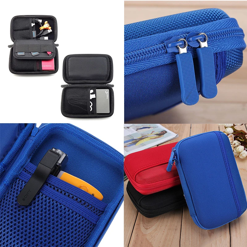 Electronic Accessory Travel USB Storage Bag Cable Insert Flash Drives Organizer For Easy Travel Portable Bags