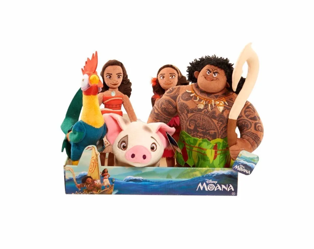 New Authentic Moana Maui Heihei pet pig Pua Soft stuffed Plush Toy Doll Movie soft toys
New Authentic Moana Maui Heihei pet pig Pua Soft stuffed Plush Toy Doll Movie soft toys