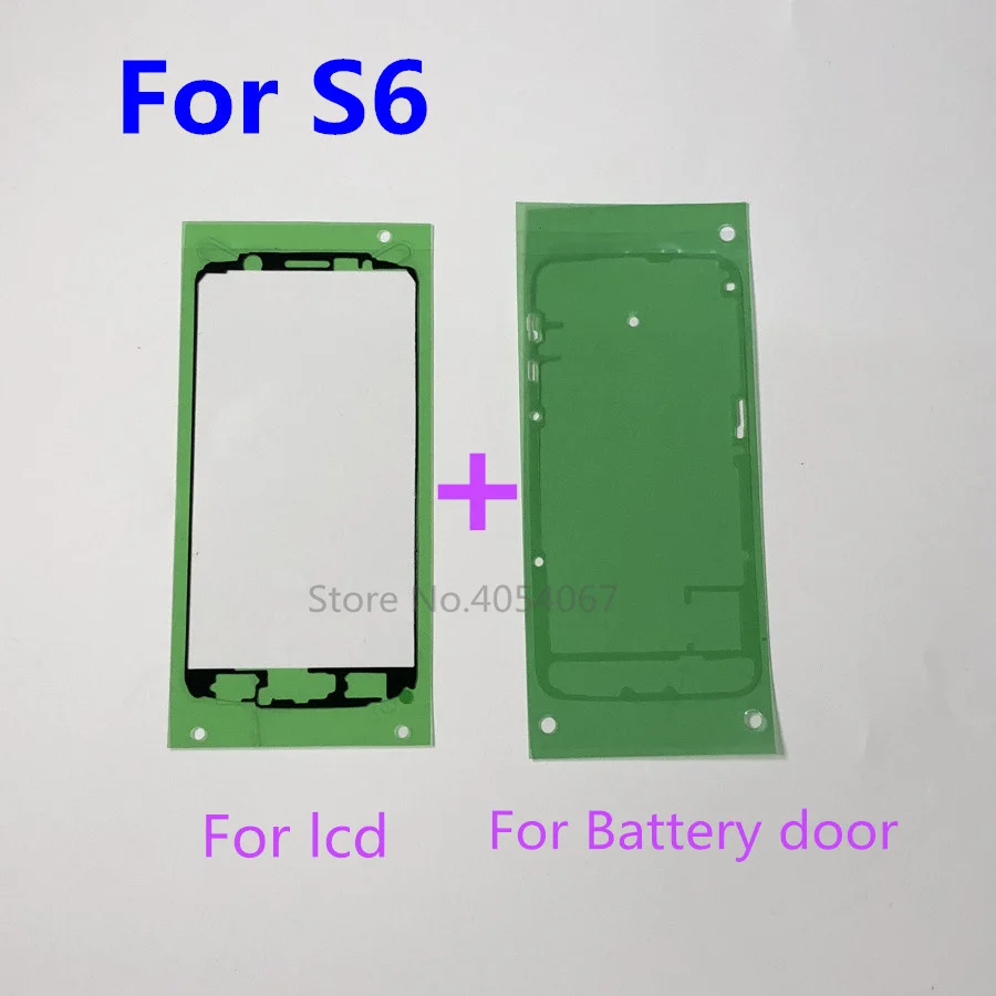 1Set/lot Front LCD Frame Adhesive + Battery Door Back Cover Sticker Tape For Samsung Galaxy S6 G920 G920F
1Set/lot Front LCD Frame Adhesive + Battery Door Back Cover Sticker Tape For Samsung Galaxy S6 G920 G920F