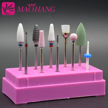 MAOHANG 10pcs/set Nail Drill Bits Ceramic Carbide Milling Cutters For Manicure Cuticle Remover Pedicure Drill Machine Bit 3/32"
MAOHANG 10pcs/set Nail Drill Bits Ceramic Carbide Milling Cutters For Manicure Cuticle Remover Pedicure Drill Machine Bit 3/32"
