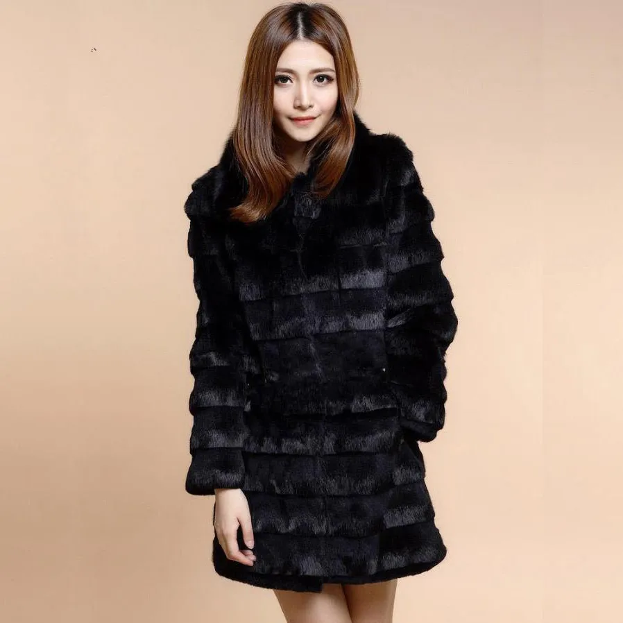 Women Jacket Women's Genuine Rabbit Fur Coat With Fox Fur Collar Winter Waistcoats Custom Big Size ZF928
Women Jacket Women's Genuine Rabbit Fur Coat With Fox Fur Collar Winter Waistcoats Custom Big Size ZF928