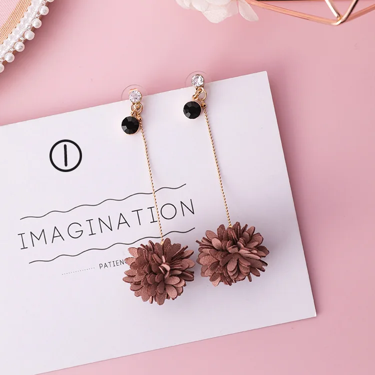 iMucci Sweet Girl Heart Earrings Asymmetry Fringed Pearl Temperament Long Fabric Folk-Custom Flower Ball Jewelry Accessories
iMucci Sweet Girl Heart Earrings Asymmetry Fringed Pearl Temperament Long Fabric Folk-Custom Flower Ball Jewelry Accessories
