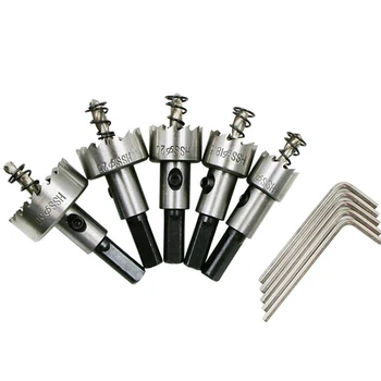 5pc/set High-quality HSS high-speed steel hole drill bit aluminum hole opener metal sheet reamer 16-30mm
5pc/set High-quality HSS high-speed steel hole drill bit aluminum hole opener metal sheet reamer 16-30mm