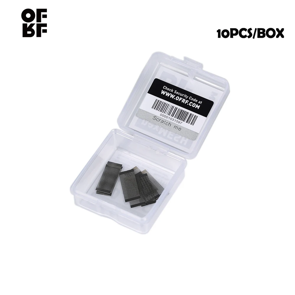 10-50pcs Original OFRF nexMESH Mesh Coil 0.13ohm Resistance Replacement Coil For Wotofo Profile RDA & Profile Unity RTA
10-50pcs Original OFRF nexMESH Mesh Coil 0.13ohm Resistance Replacement Coil For Wotofo Profile RDA & Profile Unity RTA