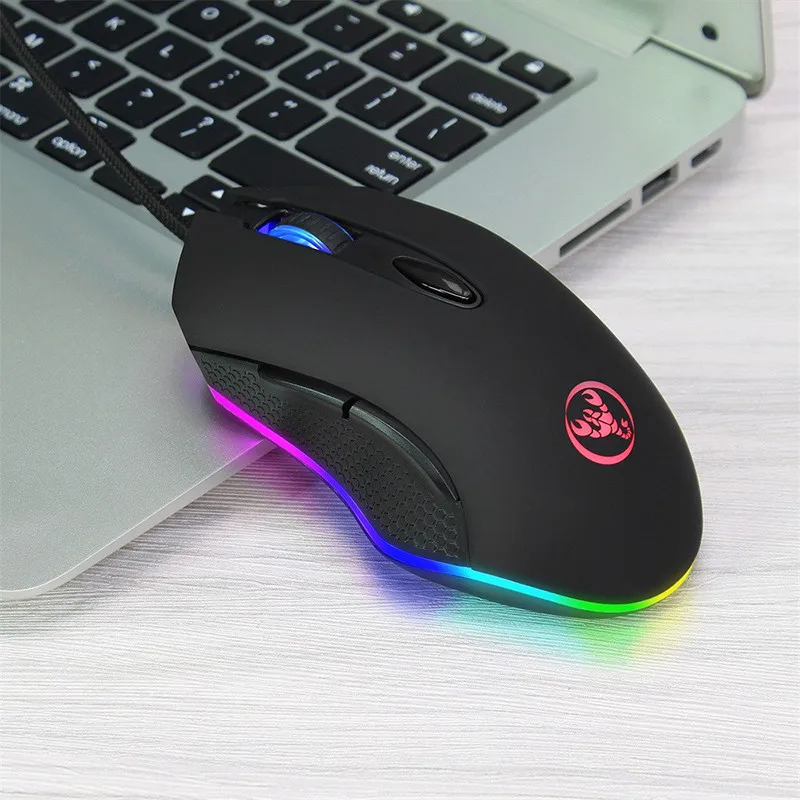 Hot HXSJ USB Wired 4800dpi 6 Buttons Optical Gaming Mouse LED Backlight Game Pro Gamer Computer Mice For PC Laptop High Quality
Hot HXSJ USB Wired 4800dpi 6 Buttons Optical Gaming Mouse LED Backlight Game Pro Gamer Computer Mice For PC Laptop High Quality