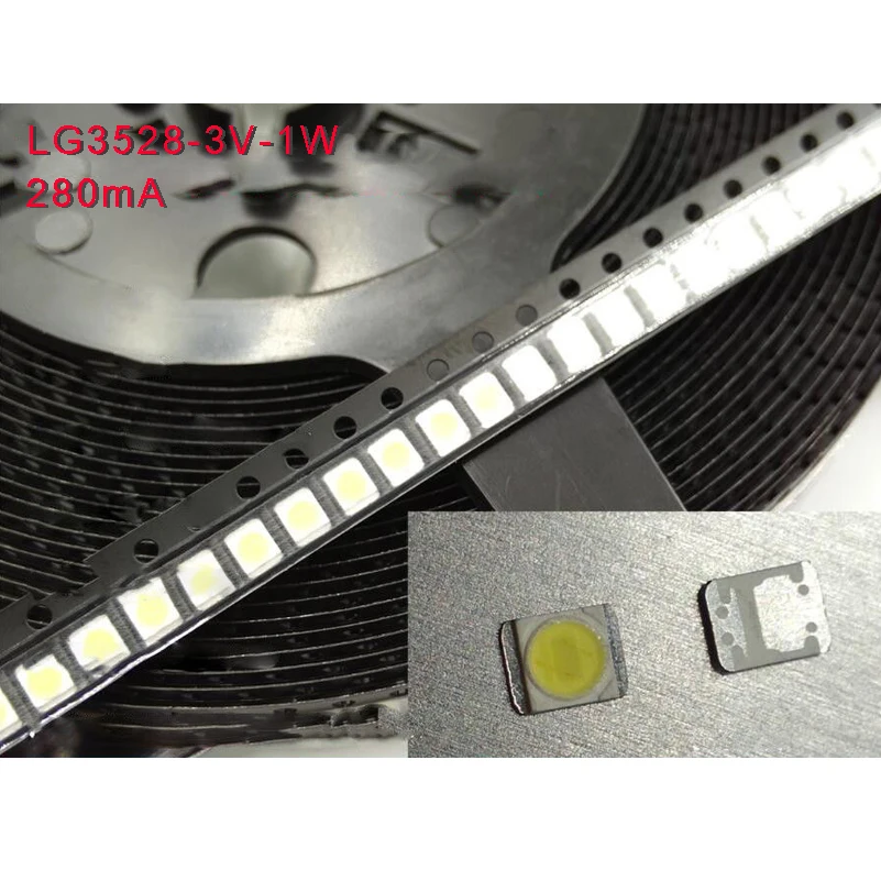 TKDMR HOT Original For LG LED TV Strip Bar Repair , 100pcs 3528 2835 3V SMD Lamp Beads LED Beads best quality.Free shipping
TKDMR HOT Original For LG LED TV Strip Bar Repair , 100pcs 3528 2835 3V SMD Lamp Beads LED Beads best quality.Free shipping