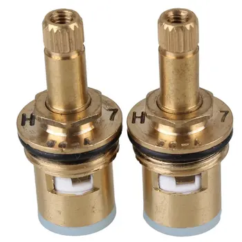 Brass 8.2mm Model Faucet Ceramic Disc Cartridge Valve Core Clockwise Tap Replacement Pack of 2 49X22MM
Brass 8.2mm Model Faucet Ceramic Disc Cartridge Valve Core Clockwise Tap Replacement Pack of 2 49X22MM