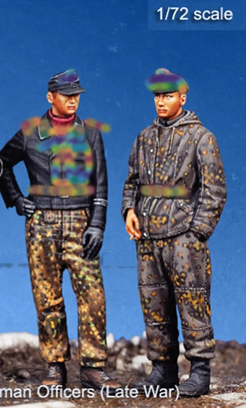 Unpainted Kit 1/72 Officers (Late War) (2 figures)--1/72 Resin Figure miniature garage kit
Unpainted Kit 1/72 Officers (Late War) (2 figures)--1/72 Resin Figure miniature garage kit